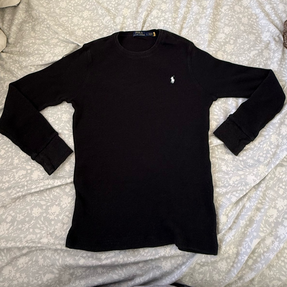 Ralph Lauren Black Long Sleeve Tee